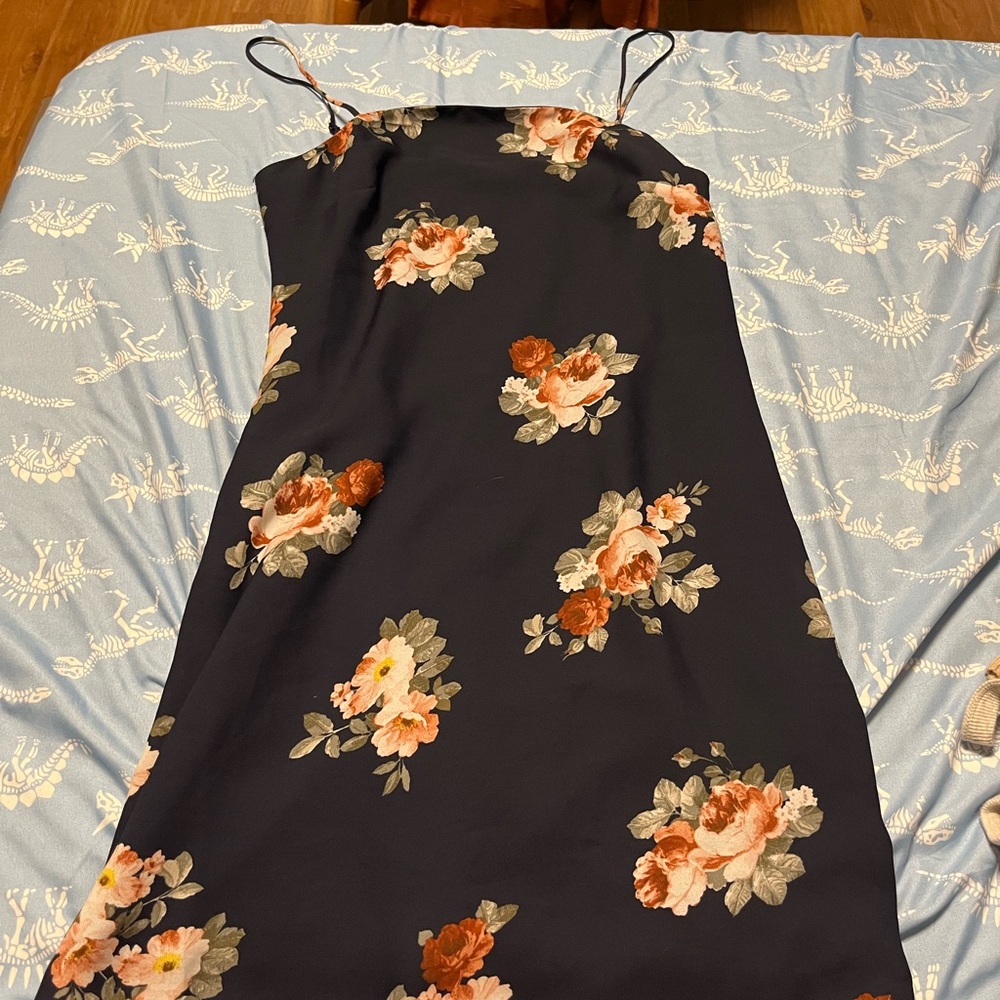 Trick Clothing Company Floral Dress - Black and Red